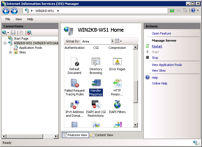  IIS   PHP :   