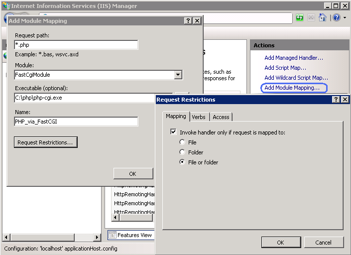  IIS    PHP :   